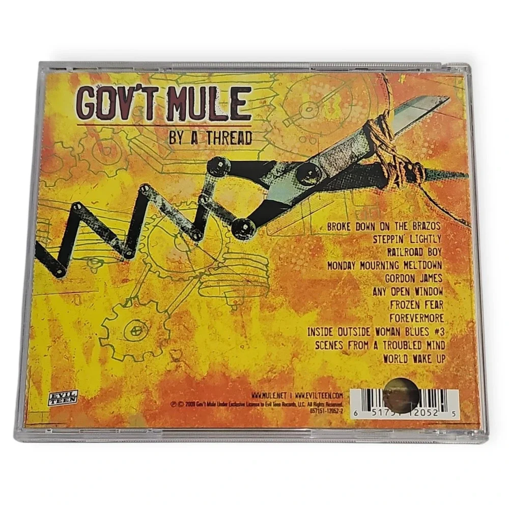 Gov't Mule – By A Thread [2009‎ Promotional CD] - Picture 2 of 3